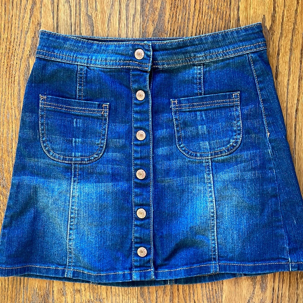 Zcojeans premium denim mini skirt. Girls size 12